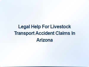 Legal Help for Livestock Transport Accident Claims in Arizona
